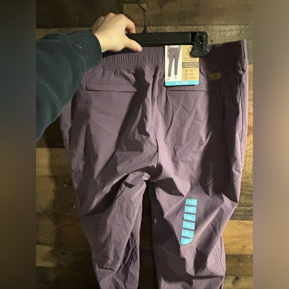 NWT FLEECE LINED  Lavender Pants - Picture 3 of 5
